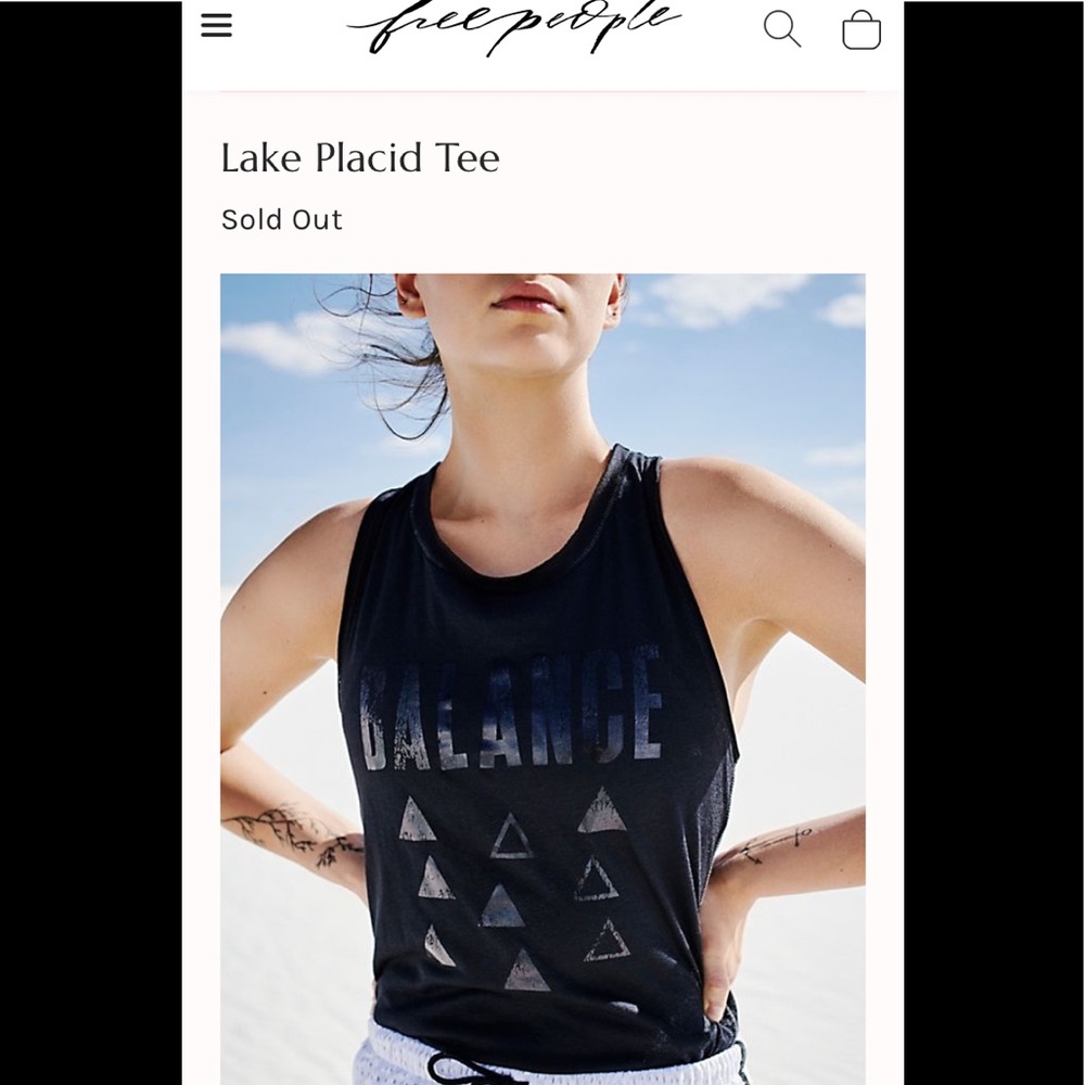 Free people‎ balance tank. NWOT